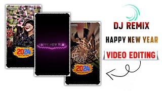 Happy New Year Dj Remix Status Video Editing | 2024 Dj Status Editing |Alight Motion Happy New Year