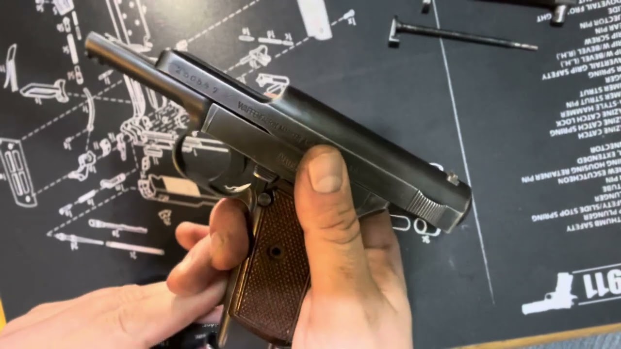 Разборка Маузера 1914 года 