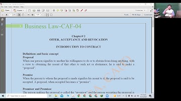 B-Law | Fast Track Batch | Lecture 2 | Chapter 2 | Intro contract Act| Hafiz Junaid APFA, LA(F) |LCA