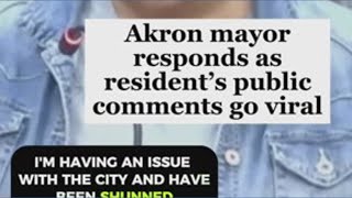 Akron resident makes viral plea concerning sewer line, Mayor Malik responds