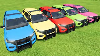 MAGICAL POLICE CARS WITH COLOR CHANGING, FUNNY CAR TRANSPORTATION GAME, COLORFUL CARS! FSimulator22 screenshot 4