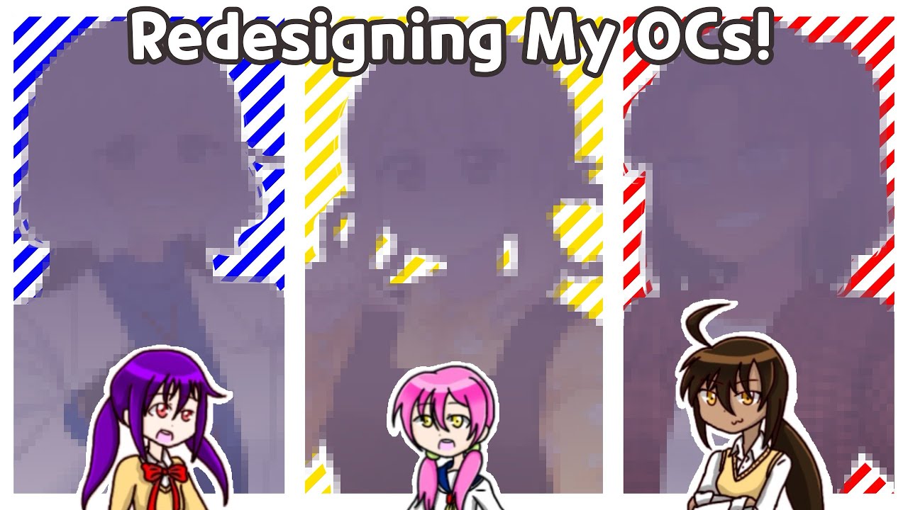 (OLD) Redesigning My Old OCs! | Part 1 - YouTube