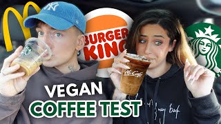 Wir testen Vegane Iced Coffees bei Fast Food Ketten @JolinaMennen  | Fabi Wndrlnd