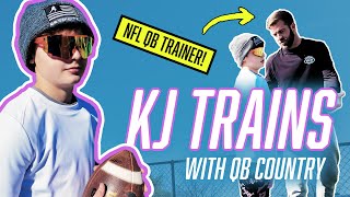 🔥 5th Grade Quarterback KJ McCarty Trains with High School QBs 🤯 QB Country Alabama 🎯