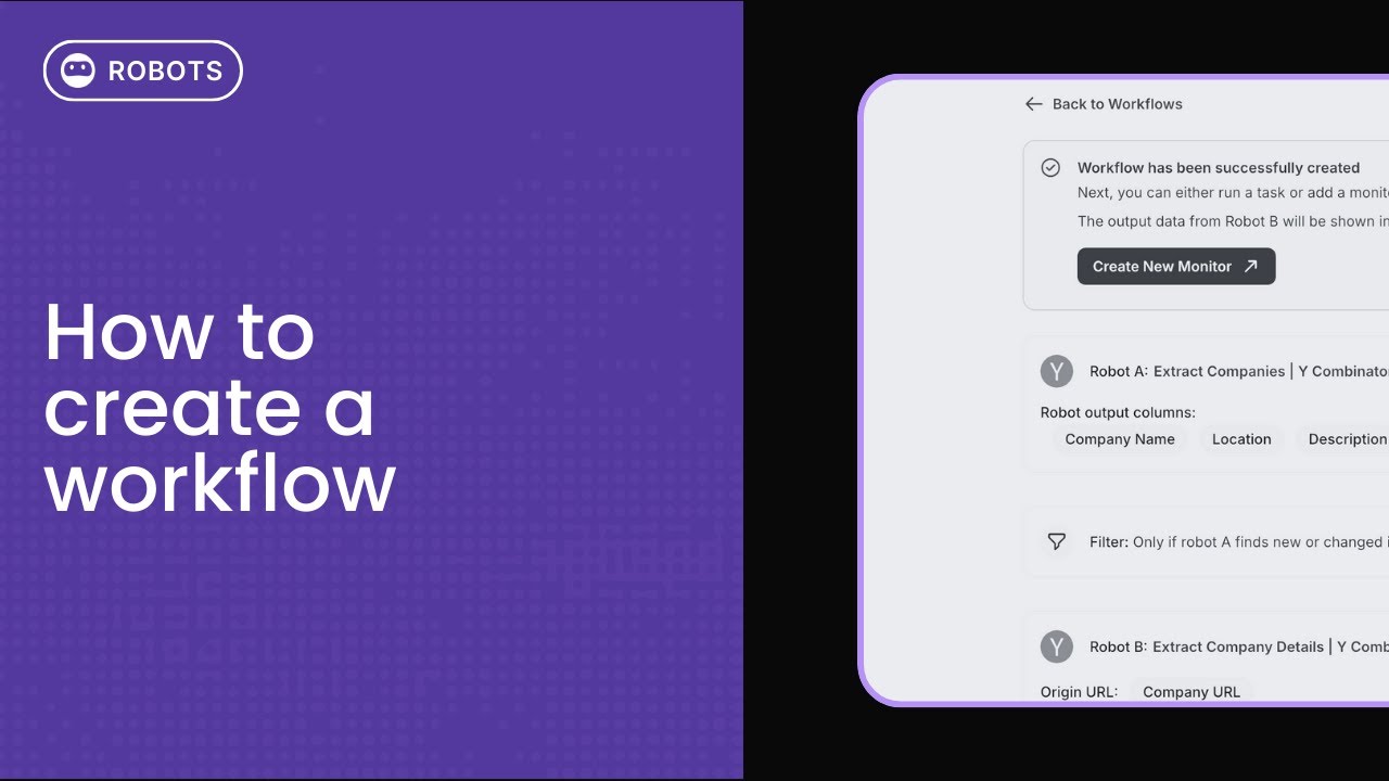 How to create a workflow - YouTube