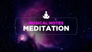 Have you tried this Meditate with musical notes