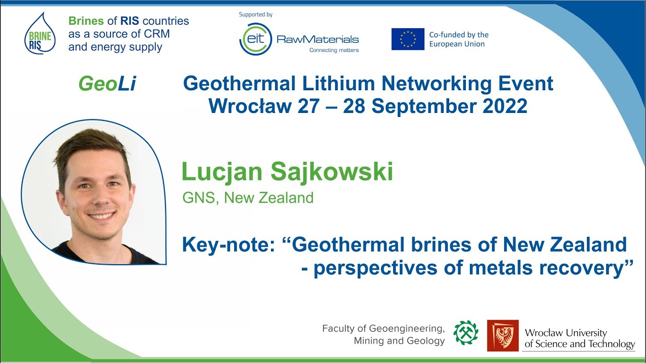 Geothermal brines of New Zealand perspectives of metals recovery