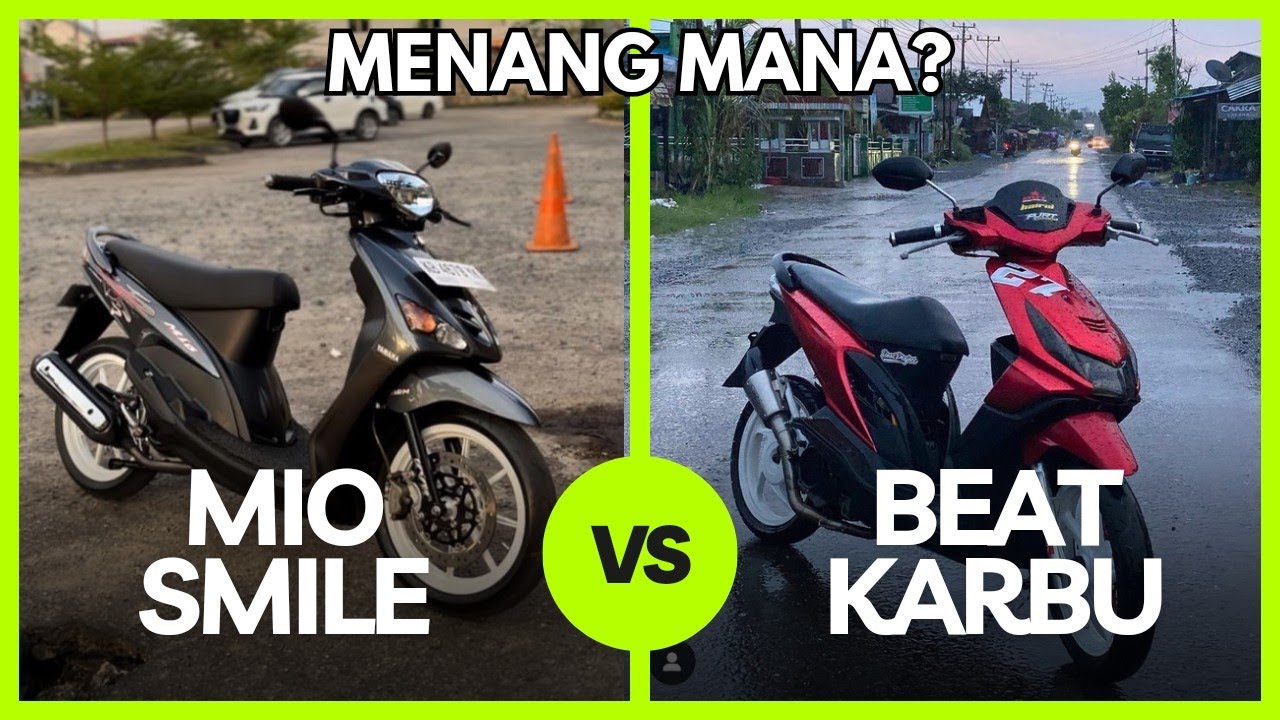 Drag Race Mio VS Beat. Beat mantap di awal. Mio mantap di akhir. Gas poll YouTube