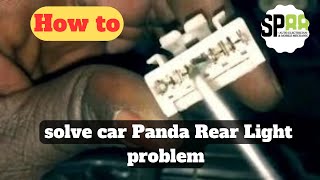Fiat Panda bad earth on rear lights FIX