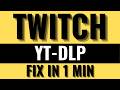 yt-dlp Twitch: Save Any Stream in 1 Command | Download Twitch VODs