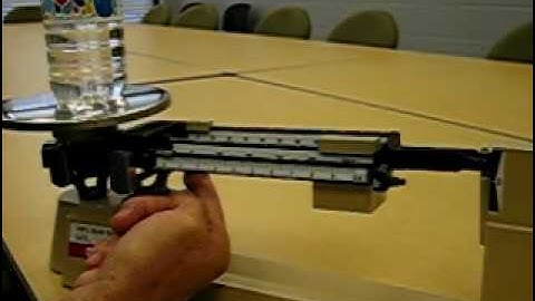 AquaLab: Ex02-1 basic techniques for weighing with a triple beam balance scale