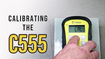 Concrete Moisture Meter: How to Calibrate the C555 (Training)