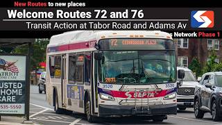 The New Bus Network Begins! Welcome Routes 72 and 76! - SEPTA TrAcSe 2026