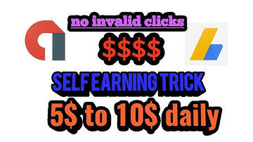 DAILY EARN 5$ TO 10$ | SELF EARNING TRICK | NO INVALID ACTIVITY | with out use of vpn