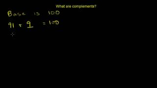 Vedic Math Leson 1 - Complements