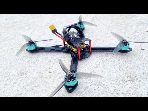 5 inch Fpv Drone/Testing New T MOTOR 1950kv on Custom made 4sLi ion Battery pack/Speedy F7V3 Stack