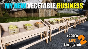 I Started My New Vegetable Buisness|HINDI|Trader Life Simulator 2