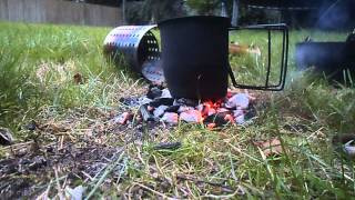 Hot Coal Cooking Method!
