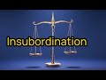 What Counts as Insubordination: Workplace Authority and Limits