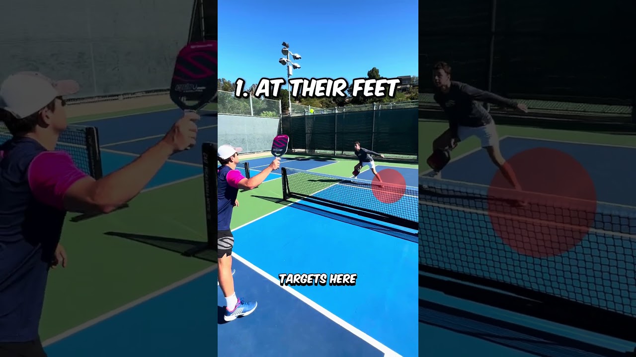 WHERE YOU SHOULD AIM IN PICKLEBALL! 