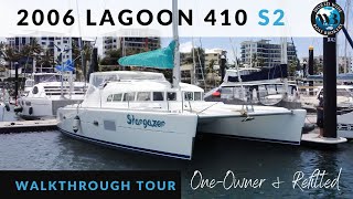 Tour onboard this perfect beginner-friendly Lagoon 410 sailing catamaran