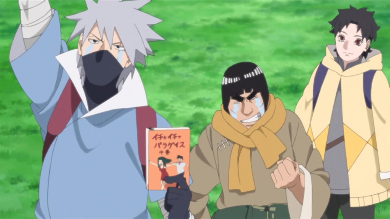 カカシとガイは卓球をします, テンテンはカカシとガイを怖がらせるために幽霊を装います