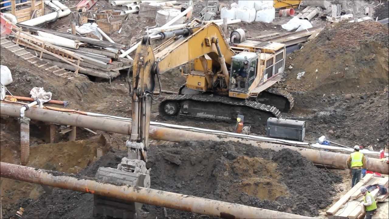 Cat 385BL Excavator Digging Foundation | Part 2 - YouTube