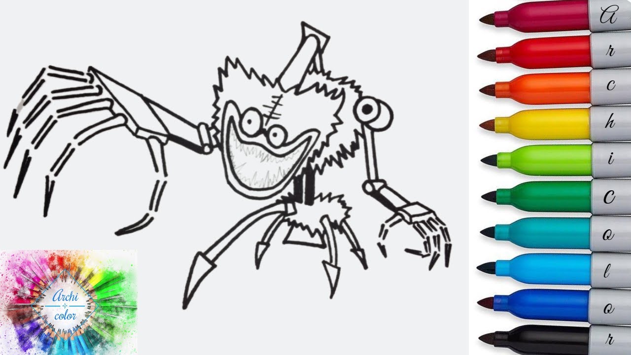 Robot Coloring Pages Spiders Robot Animals Coloring Pages