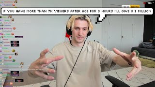 xQc Gives Hassan a 1 Million Dollar Challenge