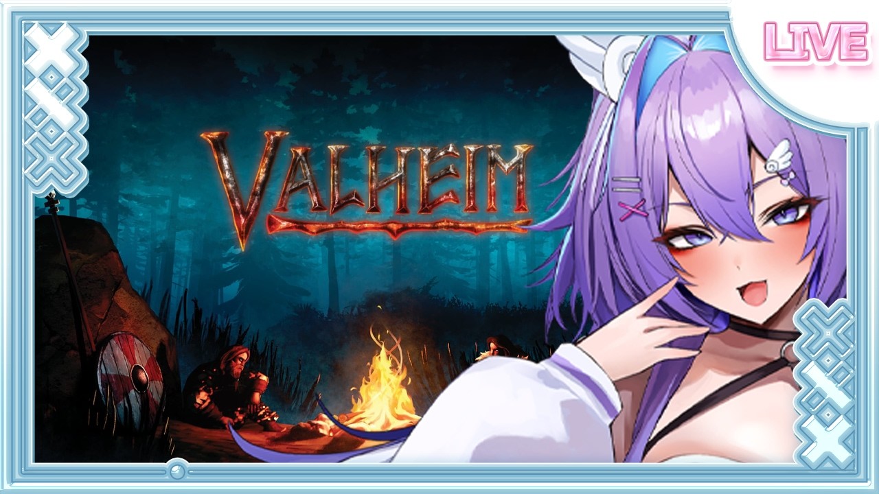 🌟初見さん15人耐久‼🌟　【Valheim】新しい拠点建てたり新天地探ししたりする‼‼【 宵月紫乃 /新人Vtuber】 #valheim