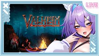 🌟初見さん15人耐久‼🌟　【Valheim】新しい拠点建てたり新天地探ししたりする‼‼【 宵月紫乃 /新人Vtuber】 #valheim