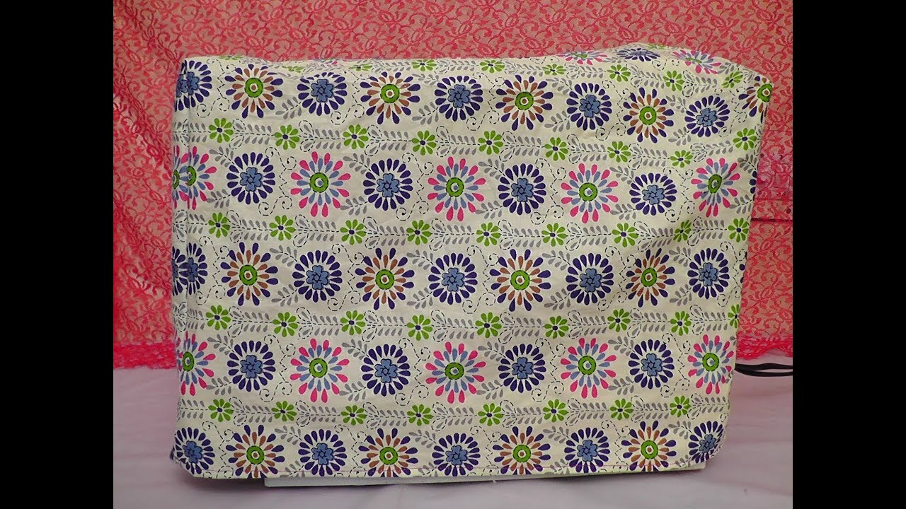 How to cut and Stitch Sewing Machine Cover at Home In 3 Simple Steps
