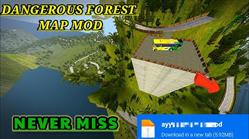 Map Mod Bussid 3.7 - Dangerous Forest Map Mod For Bus Simulator Indonesia।।Bussid Mod Map।।Bussid