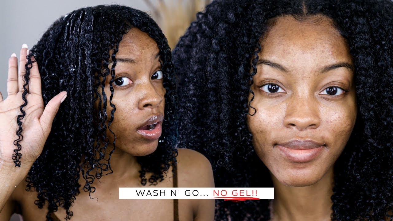 DEFINED WASH N' GO WITHOUT GEL! 😱 I'M SHOOK!!! | Slim Reshae