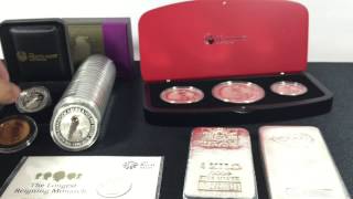 Silver Pickups: 2016 lunar monkey, 2015 HR & regular 1oz Kookaburra, JM & RMC Kilo