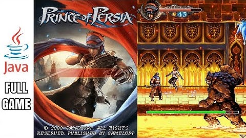 PRINCE OF PERSIA 2008 - Java Game (Full Gameplay No Commentary)