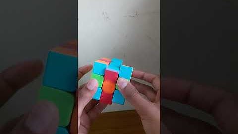 how to make cross and checkerboard pattern in 3x3 rubiks cube