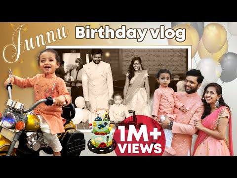 Junnu Birthday Vlog | 2nd Birthday Celebrations | Lasya Manjunath New Video | Lasya Talks