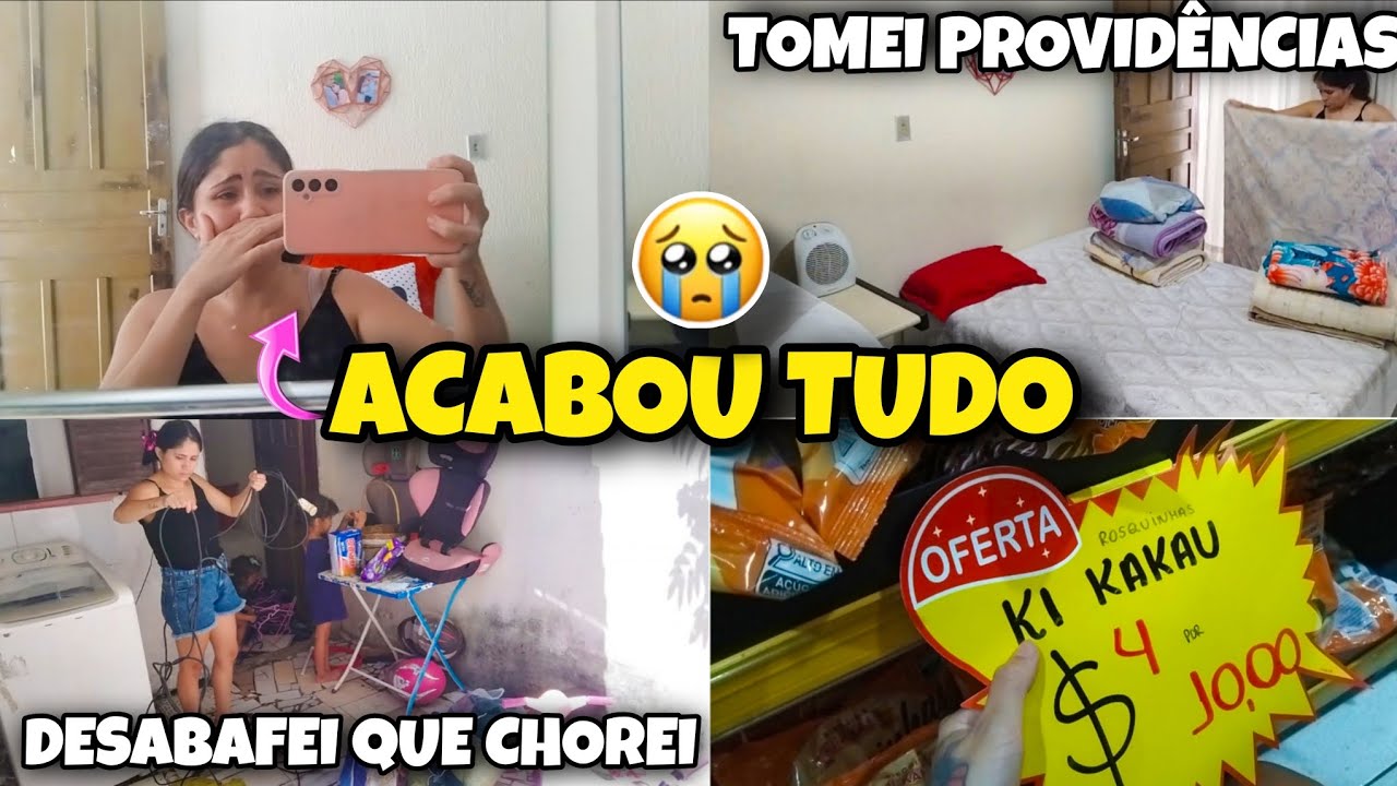 ACABOU TUDO 😭 | Tomei providências desabei e fui comprar material escolar