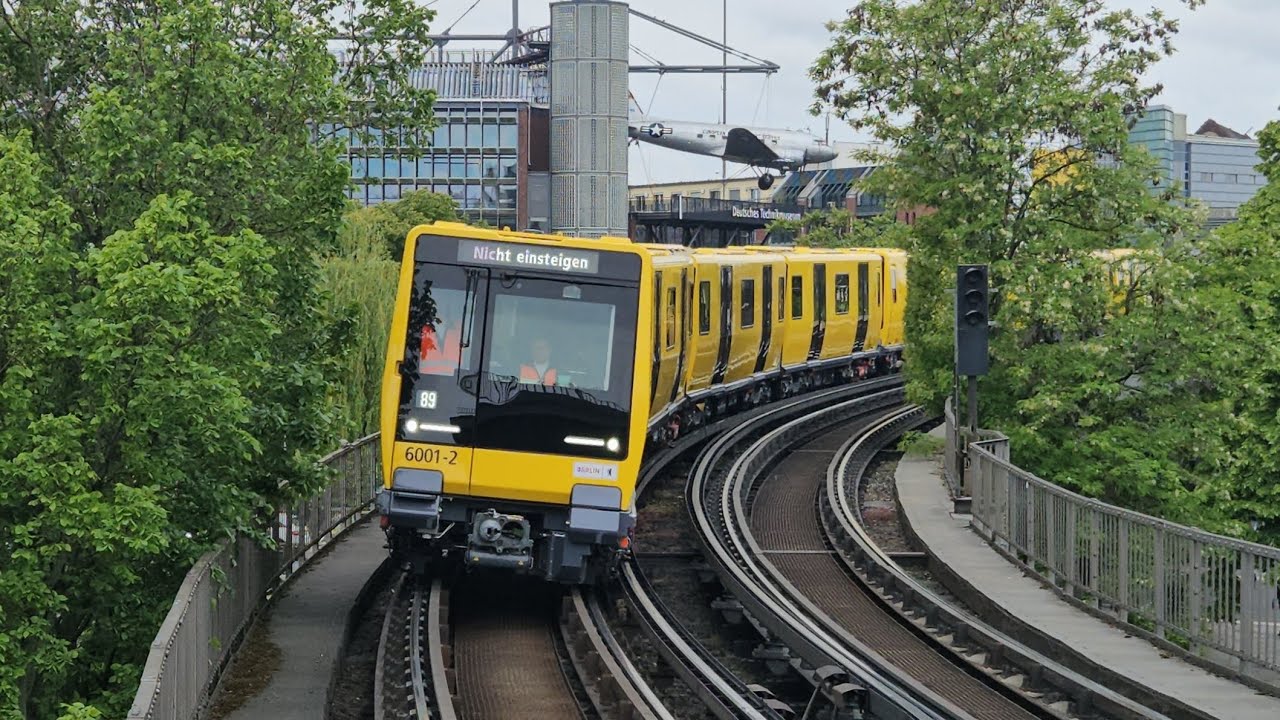 U-Bahn Berlin | Der JK auf Testfahrt ( 6001+6006 )