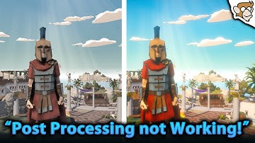 What is the DIFFERENCE Volume Vs Post Processing Package ("Post Processing not working!")