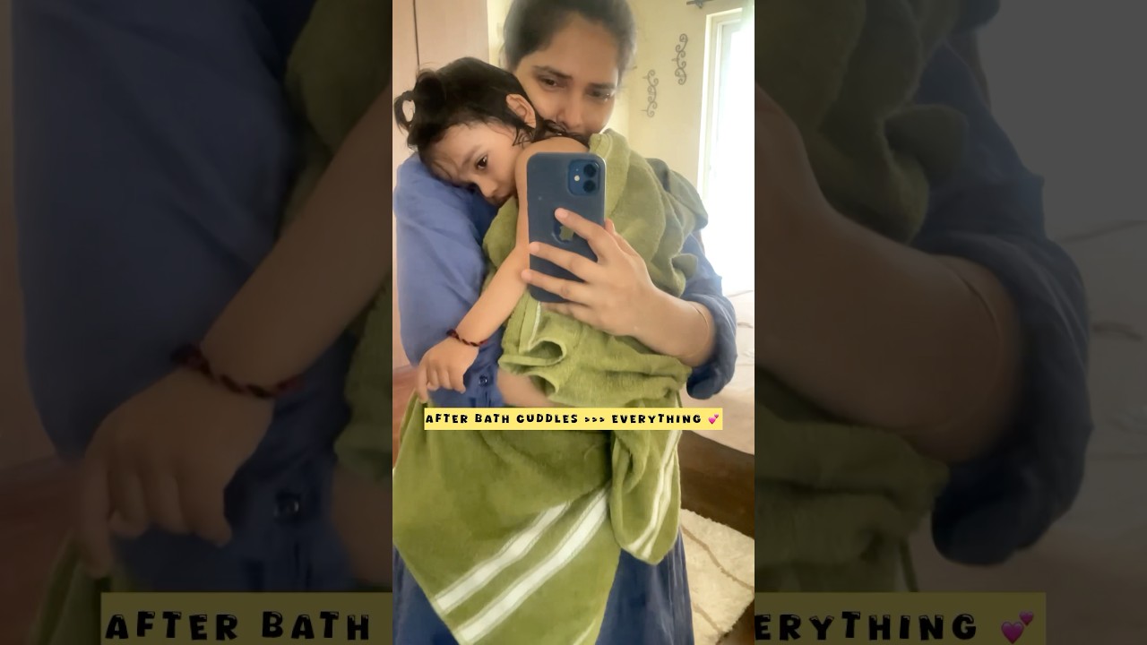 Heartwarming Post-Bath Cuddles | Mom & Baby Bonding Moment 🫶 | Motherhood Unfiltered 