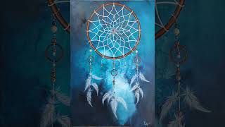 Dreamcatcher 50X70 Acryl Auf Leinwand Änger