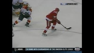 Pavel Datsyuk Wicked Backhand Goal on Luongo 12/15/03