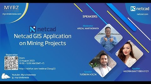 5th Webinar netcad - GIS Application on Mining Projects