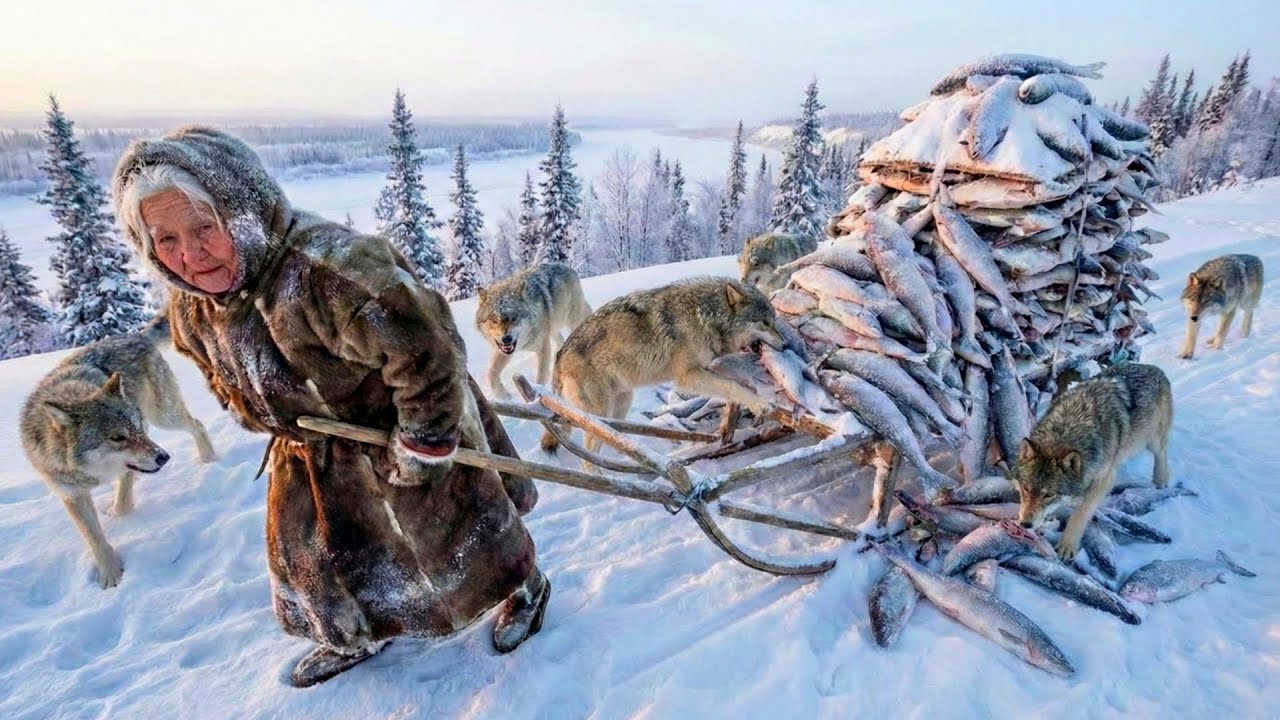 –71°C Survival | 85 Year Old Widow Feeds 10,000kg of Fish to Save Her Frozen Village