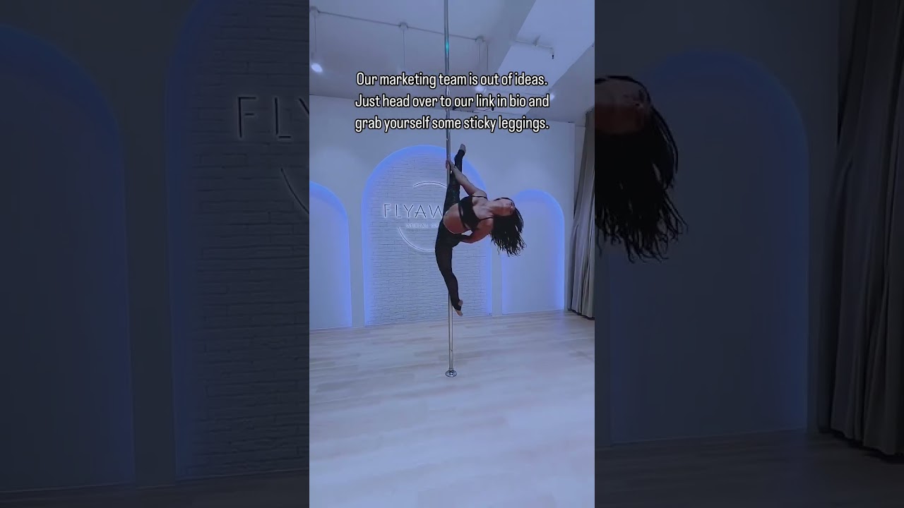 Pole Dancing with Sticky Leggings
