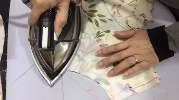 🥦7️⃣. Cách cắt Pijama nữ /cách ủi keo ( vải lụa)