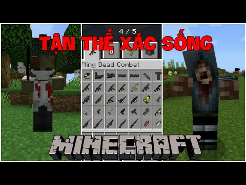 Hướng Dẫn Tải Mod Tận Thế Xác Sống | Crafting Dead | Giống Kresh | Mới Nhất Minecraft PC