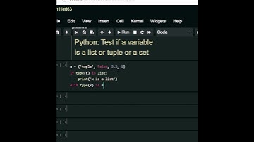#Python: Test if a variable is a list or tuple or a set #begginers